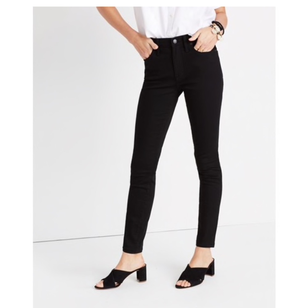 Madewell Black 10” High Rise Jeans